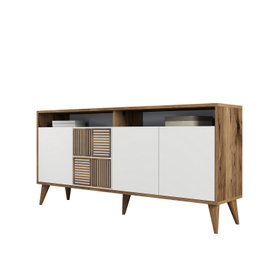 Hanah Home Milan 160 Nogal y Blanco